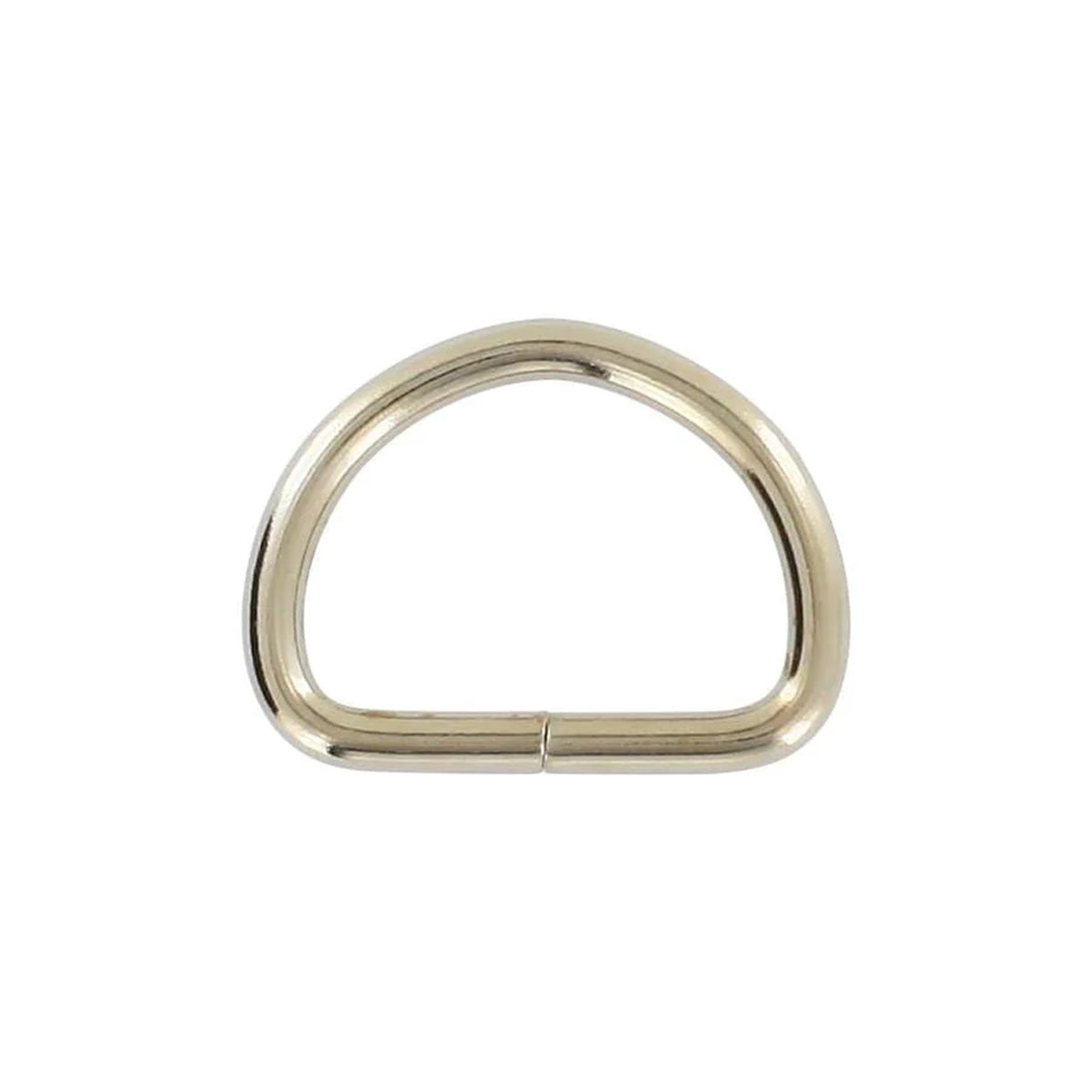 3/4" Nickel, Split D-Ring, Steel