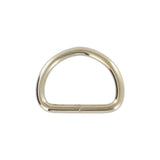 3/4" Nickel, Split D-Ring, Steel