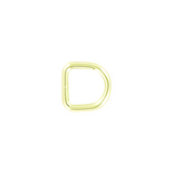 3/8" Brass, 2.2mm Gauge Split D Ring, Steel