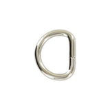 3/8" Nickel, Split D-Ring, Steel