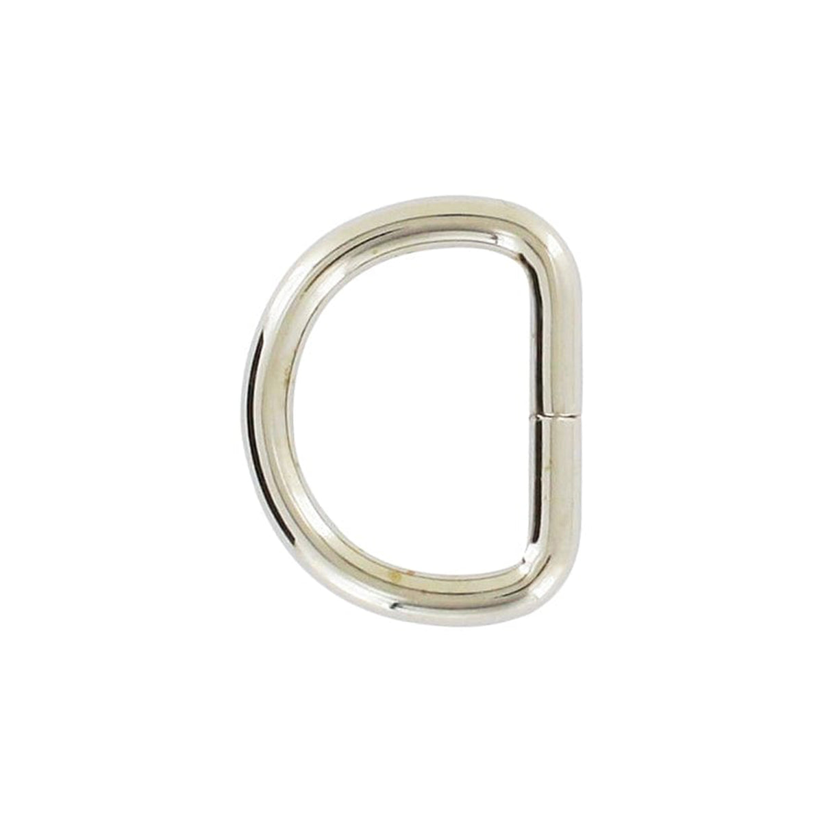 5/8" Nickel, Split D-Ring, Steel
