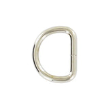 5/8" Nickel, Split D-Ring, Steel
