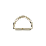 7/8" Shiny Nickel, Split D-Ring,Steel