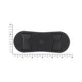 1 1/2" Black, Shoulder Pad, Black