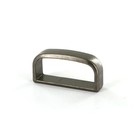 1 1/8" Antique Silver, Cast Belt Keeper, Zinc Alloy