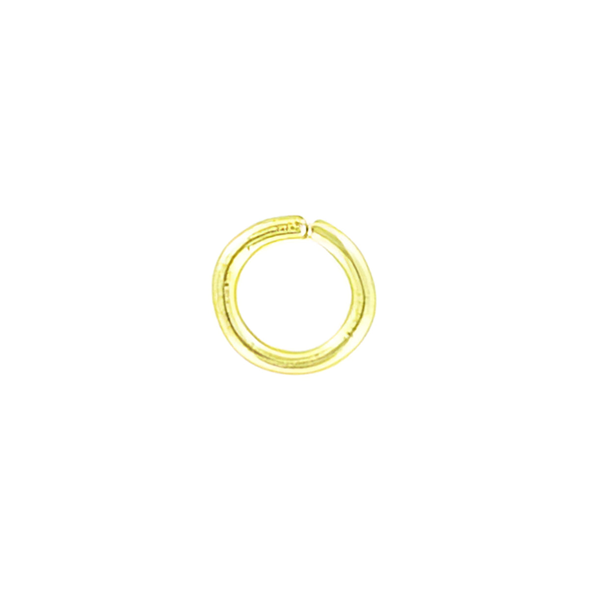 5/16" Brass, Split Round Jump Ring, Solid Brass
