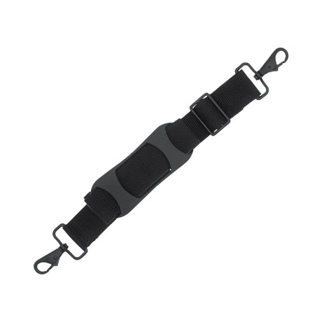 52" Black, Polypro Shoulder Strap with Pad, Polyester
