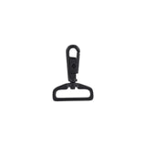 1 1/2" Matte Black, Swivel Snap Hook, Zinc Alloy