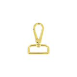 1 1/2" Shiny Gold, Lever Swivel Snap Hook, Zinc Alloy-PK4