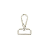 1 1/2" Shiny Nickel, Lever Swivel Snap Hook, Zinc Alloy-PK4