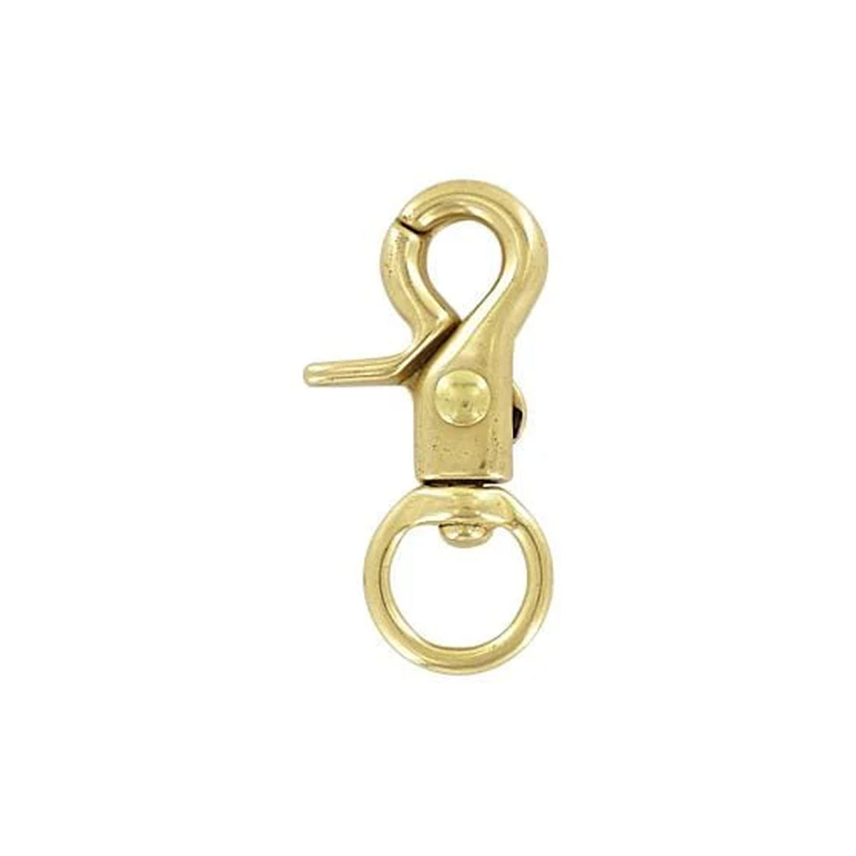 1/2" Brass, Trigger Swivel Snap Hook, Solid Brass