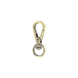 1/4" Antique Brass, Lever Swivel Snap Hook, Zinc Alloy-PK5