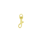 1/4" Brass, Bolt Swivel Snap Hook, Zinc Alloy