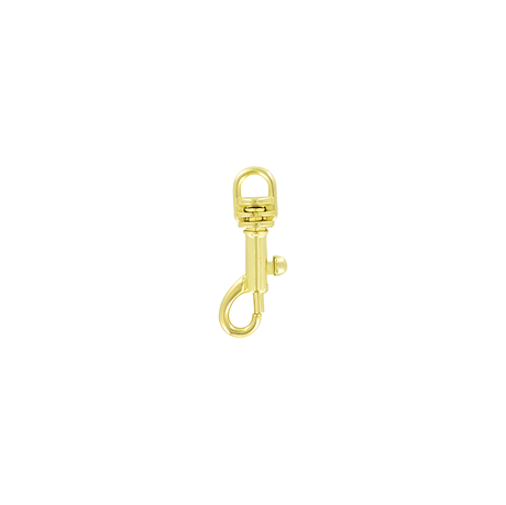 1/4" Brass, Bolt Swivel Snap Hook, Zinc Alloy