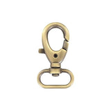 1" Antique Brass, Wide Trigger Swivel Snap Hook, Zinc Alloy