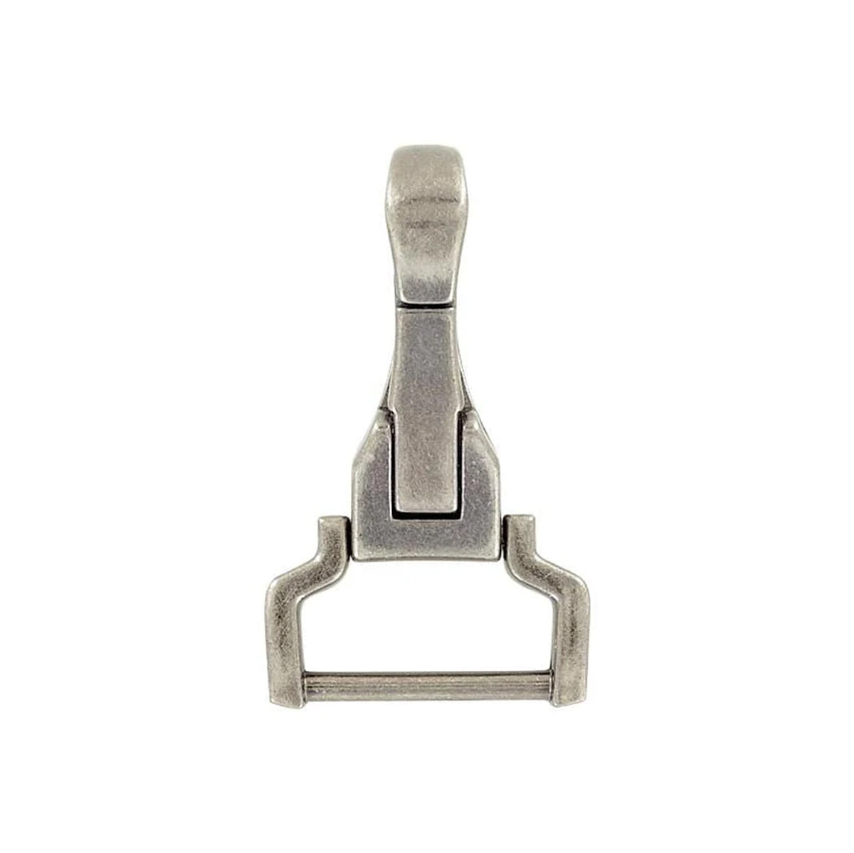 1" Antique Silver, Lever Snap Hook, Zinc Alloy