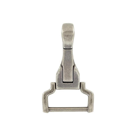 1" Antique Silver, Lever Snap Hook, Zinc Alloy
