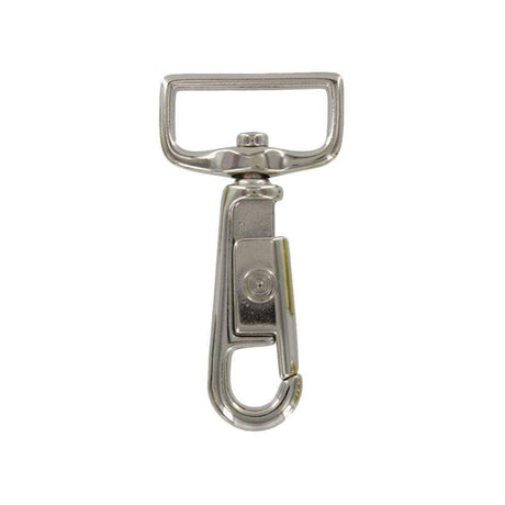 1" Nickel, Artisan Swivel Snap Hook, Zinc Alloy