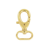 1" Shiny Gold, Trigger Swivel Snap Hook, Zinc Alloy