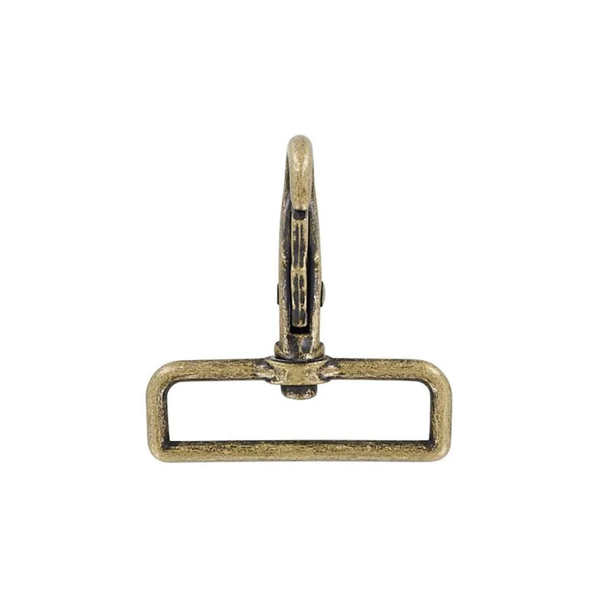 2" Antique Brass, Lever Swivel Snap Hook, Zinc Alloy-PK4
