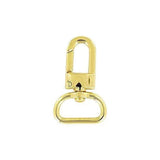 3/4" Shiny Gold, 1 11/16" Lever Swivel Snap Hook, Zinc Alloy