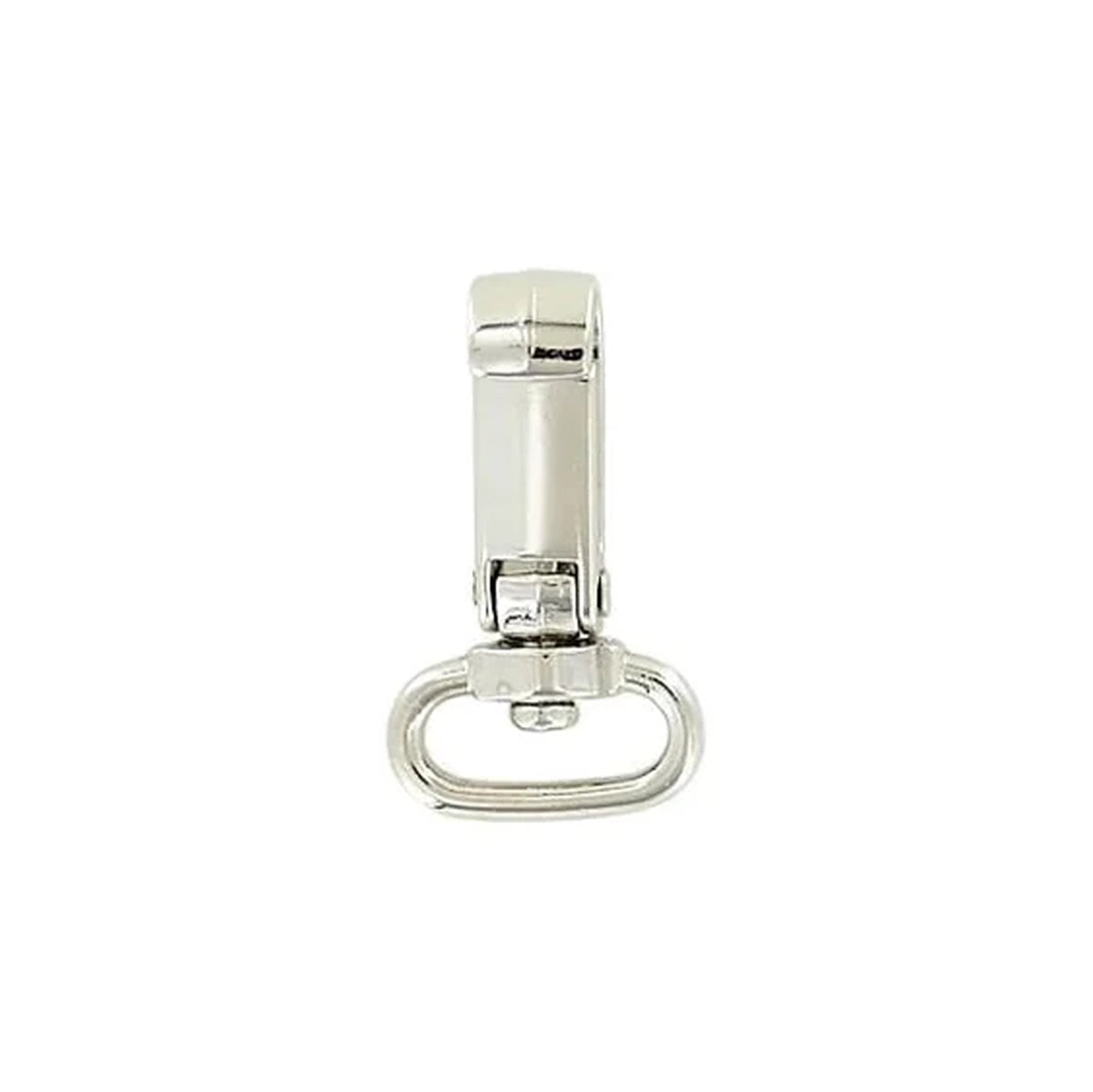 3/4" Shiny Nickel, Lever Swivel Snap Hook, Plastic, 4-Pack