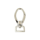3/4" Nickel, 2 9/16" Lever Swivel Snap Hook, Zinc Alloy