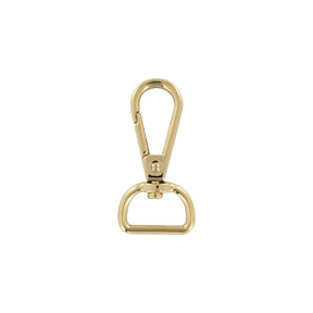 3/4" Shiny Lt Gold, Tear Drop Lever Swivel Snap, Zinc Alloy