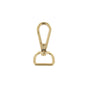 3/4" Shiny Lt Gold, Tear Drop Lever Swivel Snap, Zinc Alloy