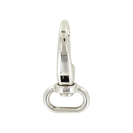 3/4" Shiny Nickel, 2 3/16" Lever Swivel Snap Hook, Zinc Alloy