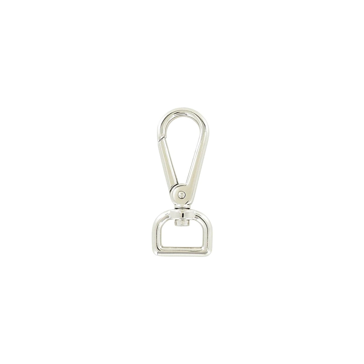 3/4" Shiny Nickel, 2 7/8" Lever Swivel Snap Hook, Zinc Alloy
