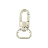 5/8" Shiny Nickel, 1 5/8" Lobster Clasp Lever Swivel Snap Hook