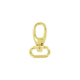 5/8" Shiny Gold, 1 3/8" Lever Swivel Snap Hook, Zinc Alloy
