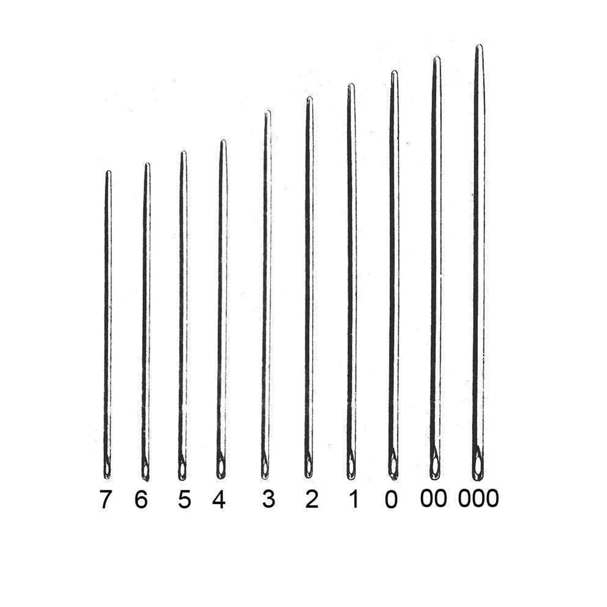 Size 00, C.S Osborne Dull Point Harness Needle