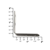 1 1/2" Nickel, Clamp, Steel