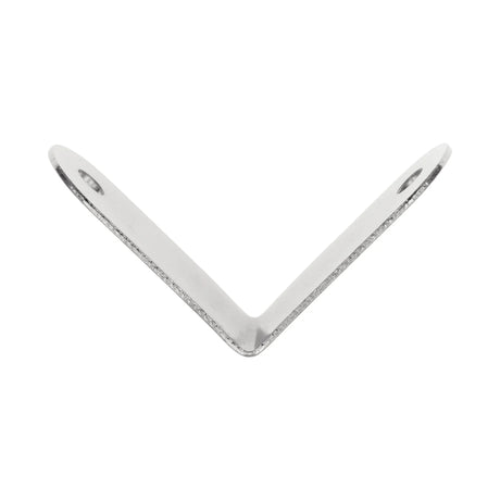 1 1/4" Nickel, Wide Profile Clamp Bracket,  Steel