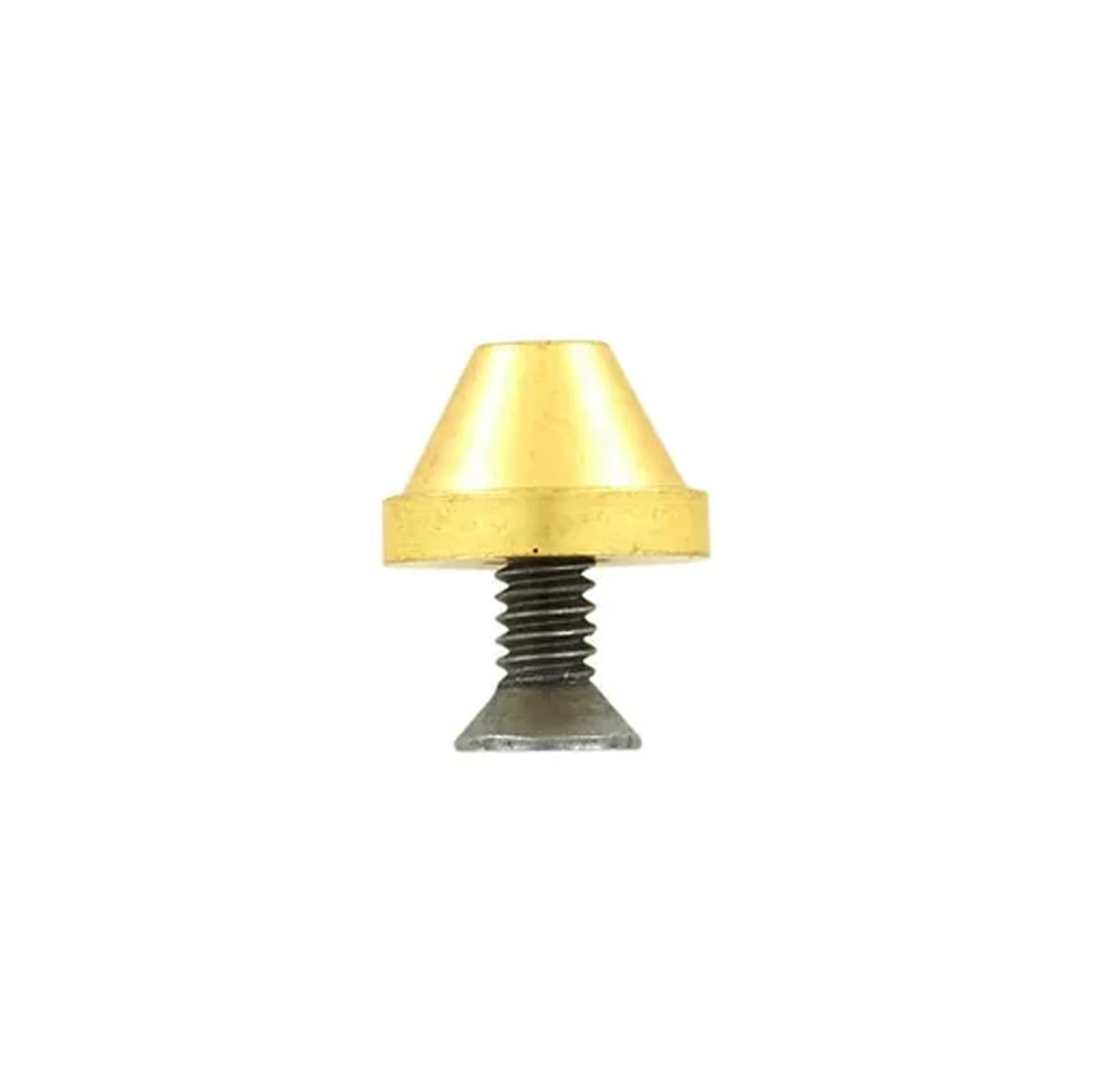 12mm Brass, Cone Handbag Bottom w/screw, Solid Brass-PK10