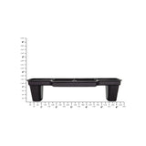 2 3/8 Black, Bottom Stud, Plastic