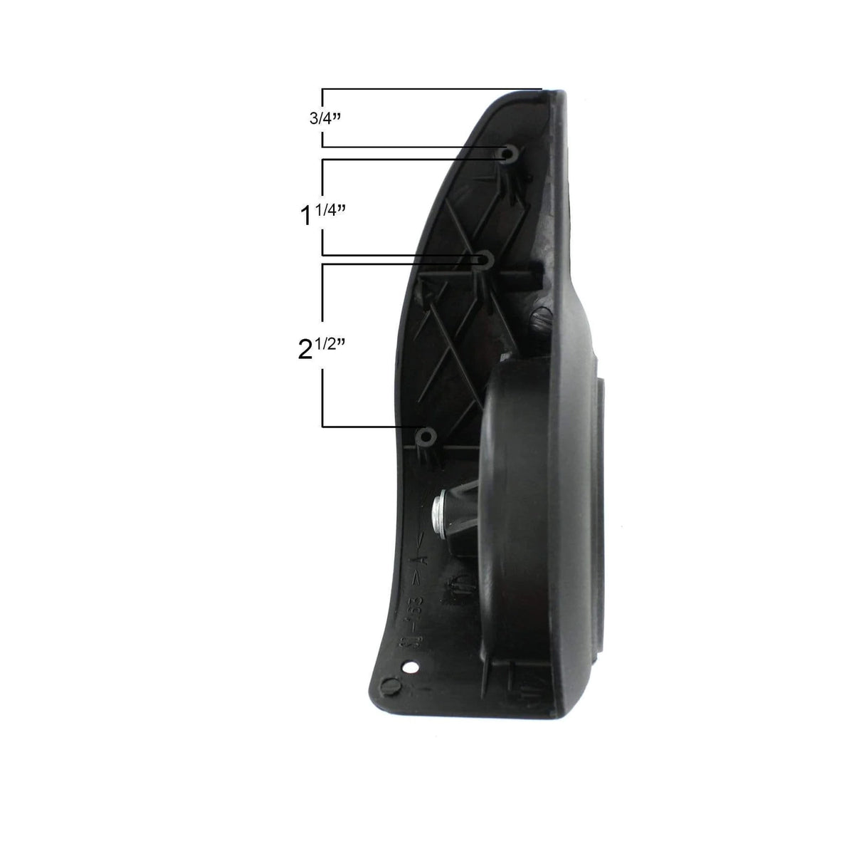 Wheel Assembly Pair Black, #XW-11-PR