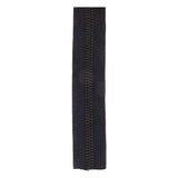 #10 Black, YKK Metal Chain Zipper Tape with Oxidized Teeth