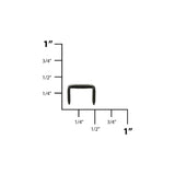 #10 Black, YKK 4-Prong Vislon Bottom Stop, Zinc Alloy_PK10