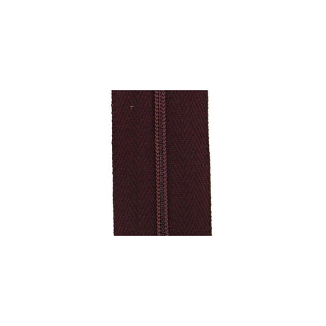 #2.5 Burgundy, YKK Coil Chain Zipper Tape, Nylon
