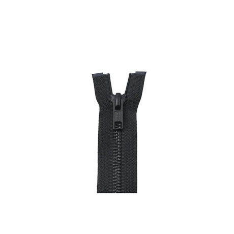 #5 Metal, Black, 24" YKK Separating Bomber Jacket Zipper with Black Oxide Teeth
