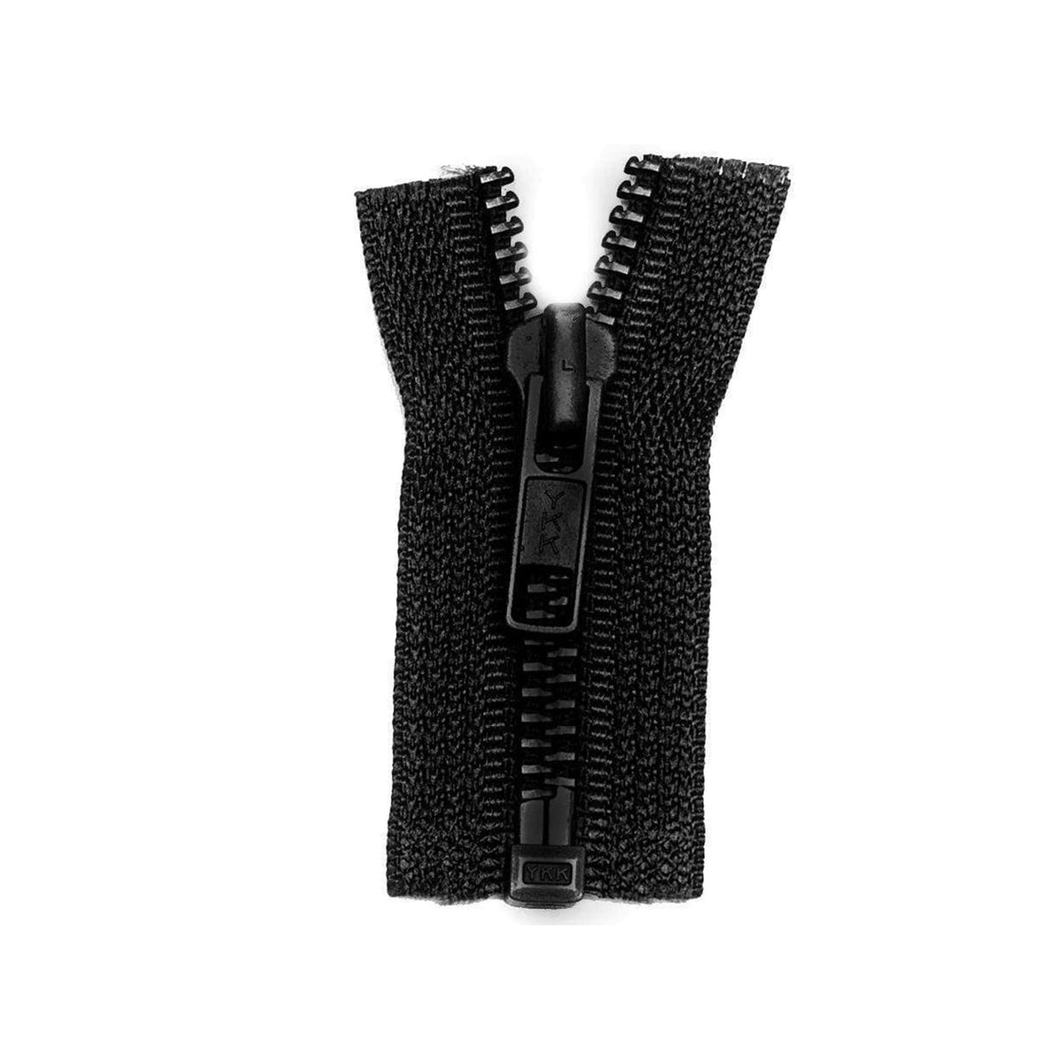 #5 Metal, Black, 36" YKK Separating Bomber Jacket Zipper with Black Oxide Teeth