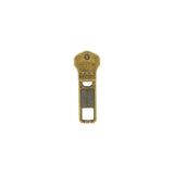 #5 Antique Brass, Metal, YKK Auto Lock Zipper Slider, Zinc Alloy