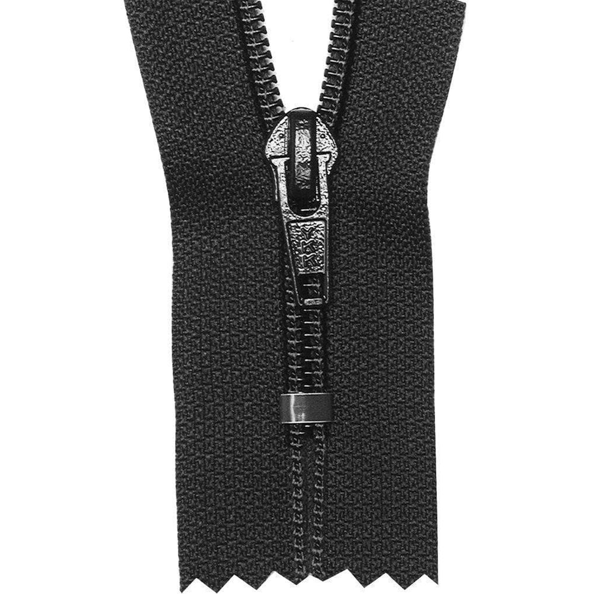 #5 Coil, Black, 16" YKK Closed End Boot Zipper, Nylon