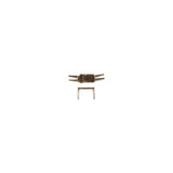 #5 Black, Coil, Dunlap Long Tab Semi-Swivel Zipper Slider, Zinc Alloy