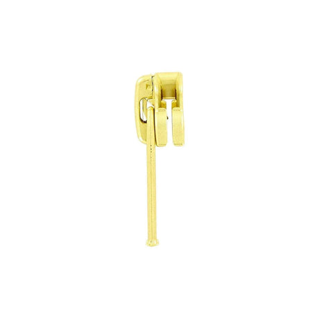 #5 Brass, Metal, YKK Auto Lock Zipper Slider, Zinc Alloy