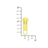 #5 Brass, Metal, YKK Auto Lock Zipper Slider, Zinc Alloy
