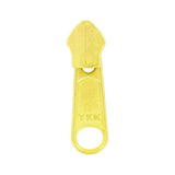 #5 Brass, Coil, YKK Long Tab Semi-Swivel Zipper Slider, Zinc Alloy